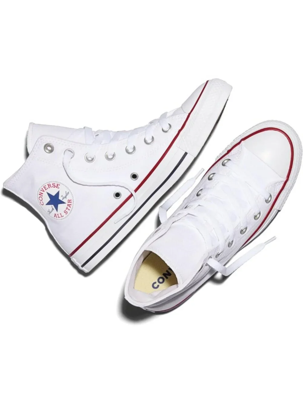 Unisex High Top Sneakers, Classic Canvas Chuck Taylor Style, Casual Footwear